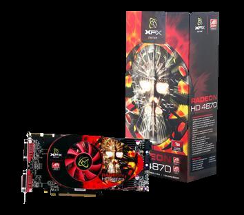 Canberra video Card XFX Radeon HD4870 1GB GPU